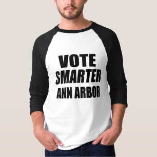 CAMISETA VOTAR MÁS INTELIGENTE ANN ARBOR