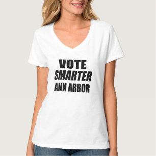CAMISETA VOTAR MÁS INTELIGENTE ANN ARBOR