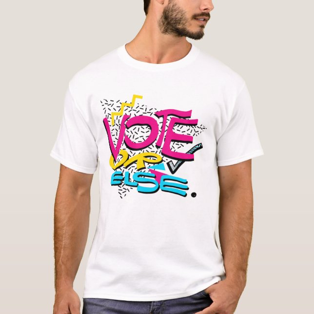 Camiseta VOTAR o más (Anverso)