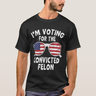 Camiseta Votar Por El Condenado Felon Funny Pro Trump 2012
