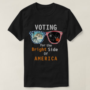 Camiseta Votar por el lado brillante de Estados Unidos