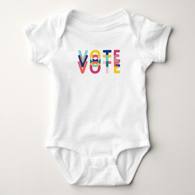 Camiseta Votar por el moderno arco iris (Anverso)