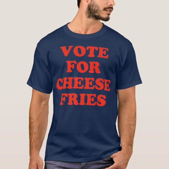 Camiseta Votar por la prima de comida chatarra para bolas d (Anverso)