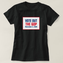 Camiseta Votar Por Las Elecciones Del GOP 2020 Azul Blanco 