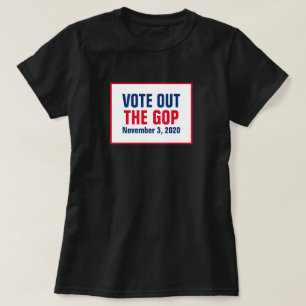 Camiseta Votar Por Las Elecciones Del GOP 2020 Azul Blanco 