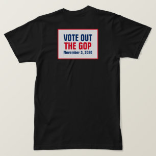 Camiseta Votar Por Las Elecciones Del GOP 2020 Red White Bl