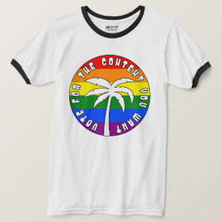 Camiseta Votar por los derechos del PRIDE contextual