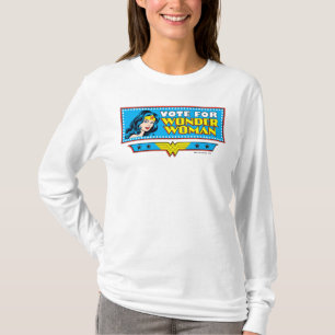 Camiseta Votar por mujer maravilla