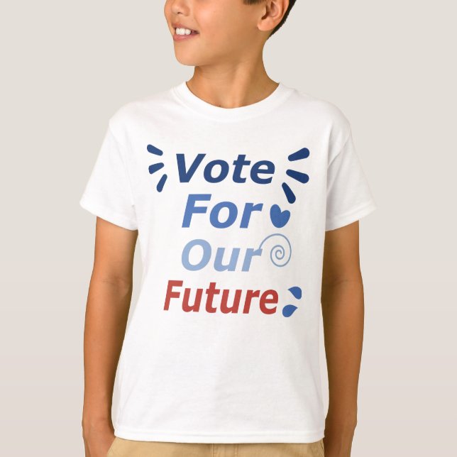 Camiseta Votar por nuestro futuro (Anverso)