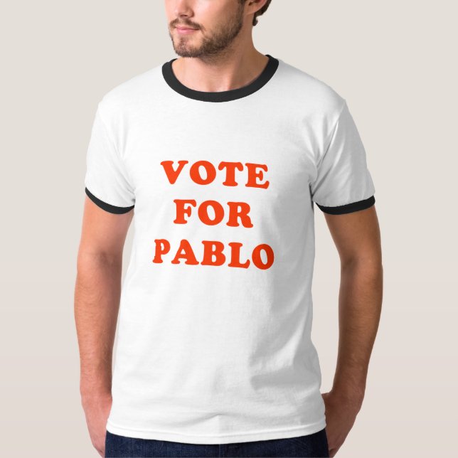 Camiseta Votar por Pablo (Anverso)