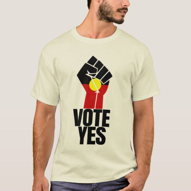 Camiseta Votar Sí A La Voz - Votar Sí Australia (Anverso)