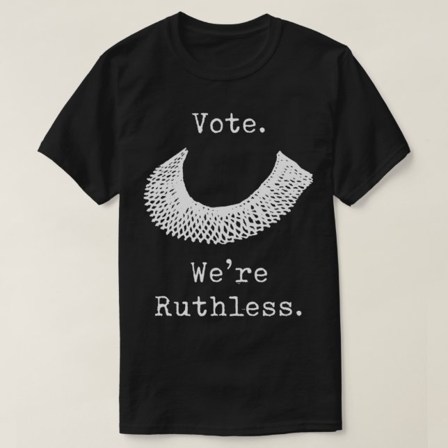 Camiseta Votar Somos derechos despiadados de las mujeres (Diseño del anverso)