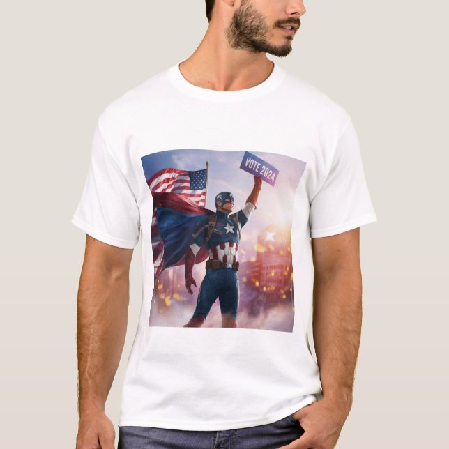 Camiseta Votar usa (Anverso)