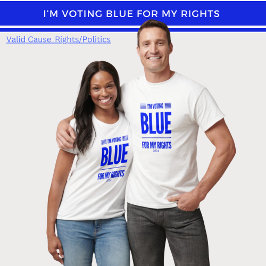 Camiseta Votaré a los Demócratas Azules