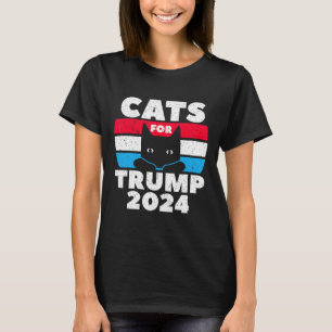 Camiseta Votaré gatos para el debate electoral de Trump 202