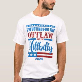 Camiseta Votaré por el ilegal y el Hillbilly 2024