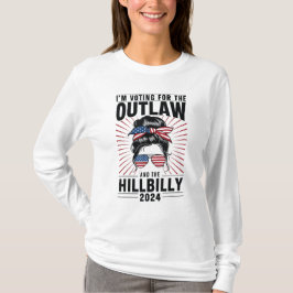 Camiseta Votaré por el ilegal y el Hillbilly 2024