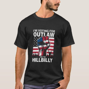 Camiseta Votaré por el ilegal y el Hillbilly 2024 U