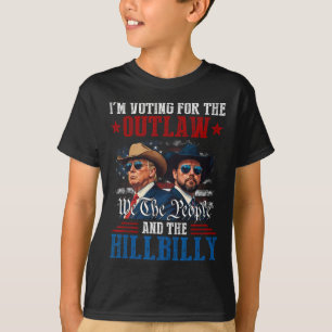 Camiseta Votaré por el ilegal y el millonario Trump