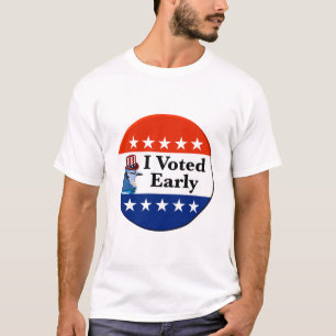 Camiseta Voté a comienzos de las elecciones de 2026