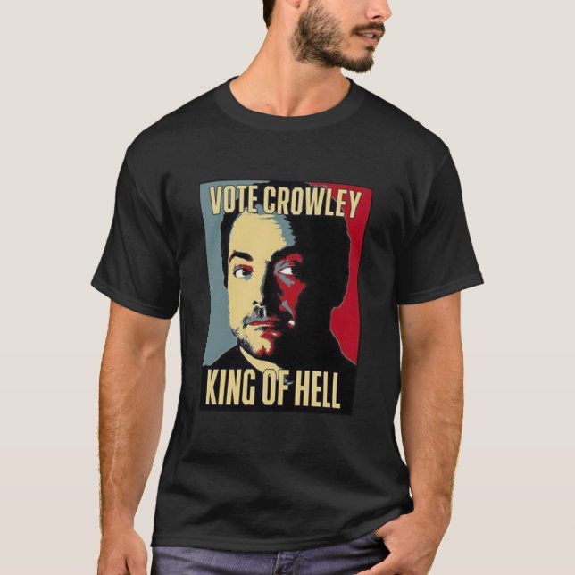 Camiseta Vote Crowley - REY DEL INFIERNO Esencial (Anverso)