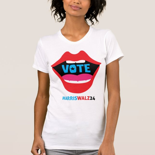 Camiseta Vote Harris Walz 24 (Anverso)