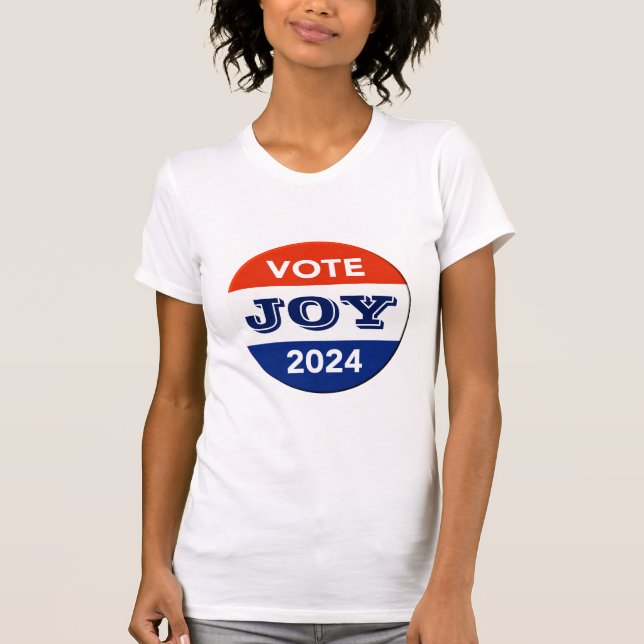 Camiseta Vote Joy 2024 Harris Walz (Anverso)