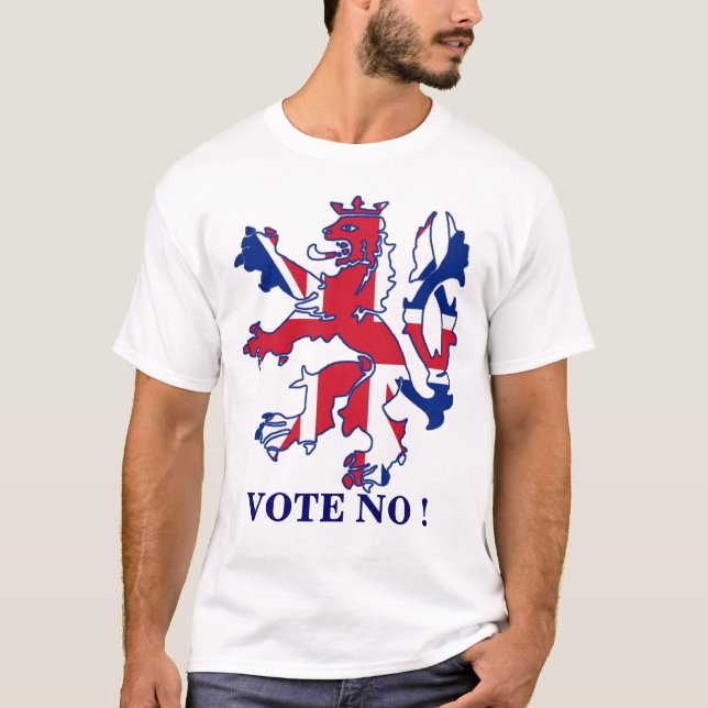 Camiseta Vote no a la independencia escocesa (Anverso)