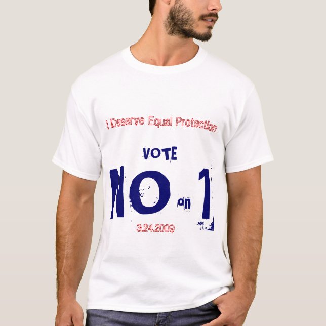 Camiseta Vote no en 1 (Anverso)