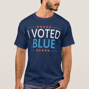 Camiseta Voté por Demócrata Azul