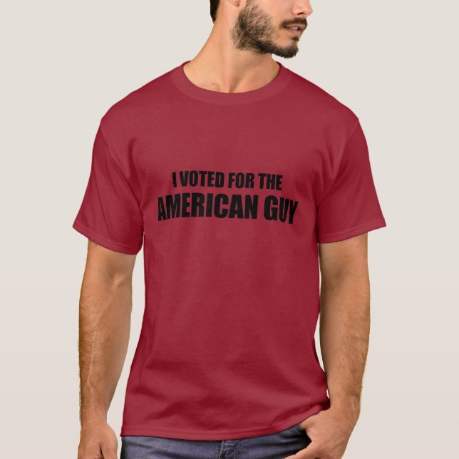 Camiseta Voté por el individuo americano (Anverso)
