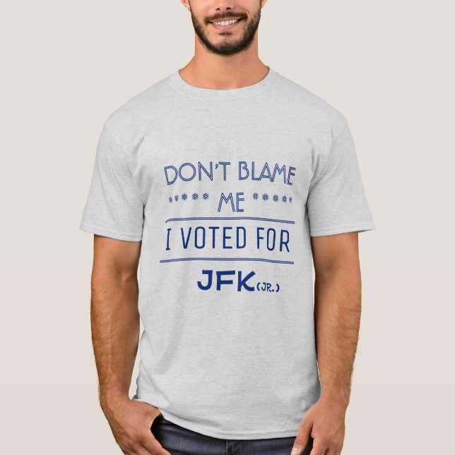 Camiseta Voté por JFK (el Jr.) (Anverso)