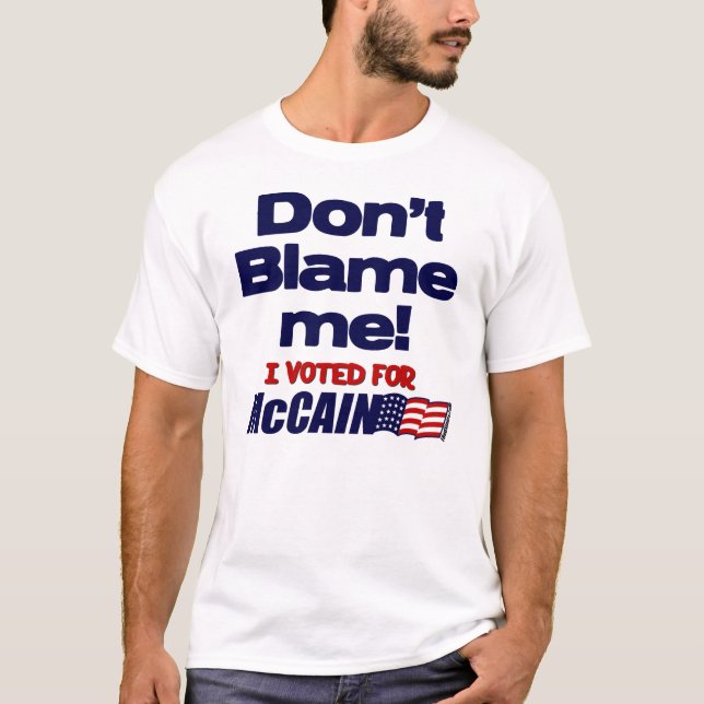 Camiseta Voté por McCain (Anverso)