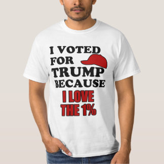 Camiseta Voté por triunfo porque amo el 1%