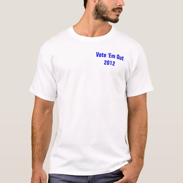 Camiseta Vótelos hacia fuera en 2012 (Anverso)