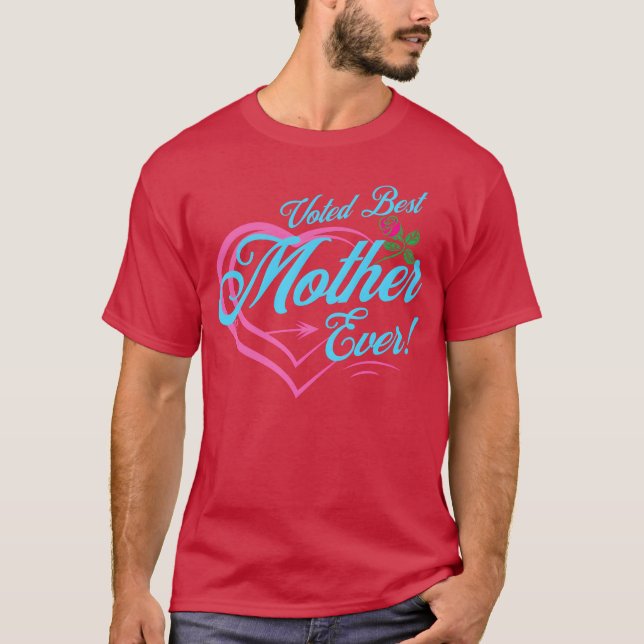 Camiseta Votó a la mejor madre chica (Anverso)