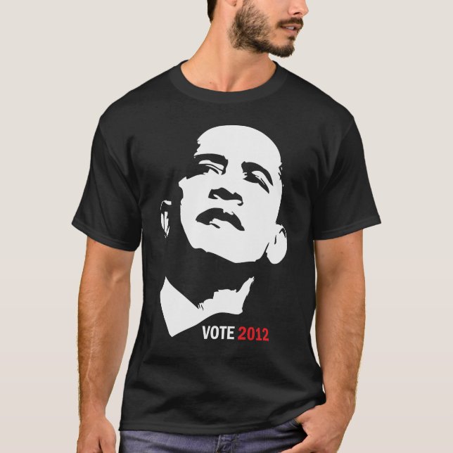 Camiseta Voto Barack Obama 2012 (Anverso)