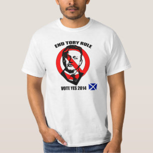 Camiseta Voto de la regla del conservador del final sí para