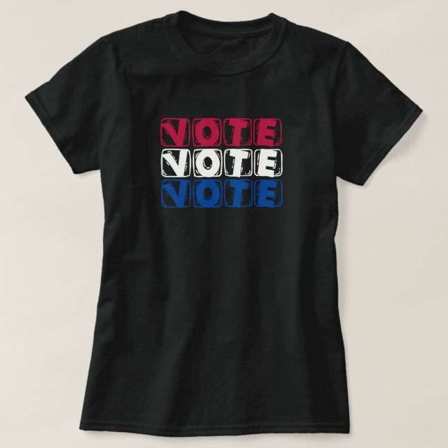 Camiseta VOTO DE LAS Elecciones USA (Diseño del anverso)