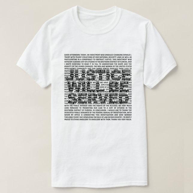 Camiseta Voto de los demócratas contra la investigación de  (Diseño del anverso)