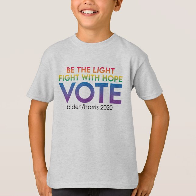 Camiseta Voto del discurso de aceptación - Niños Biden/Harr (Anverso)