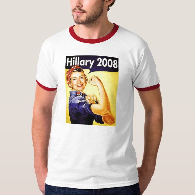 Camiseta voto del roise de hillary (Anverso)