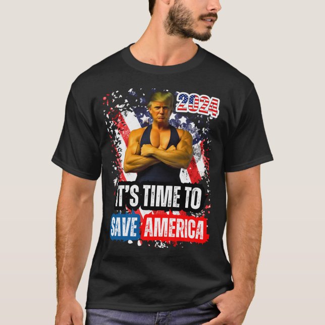 Camiseta Voto En Ee.Uu. 2024 (Anverso)