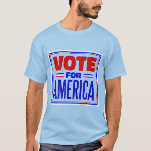 Camiseta voto en las elecciones estadounidenses