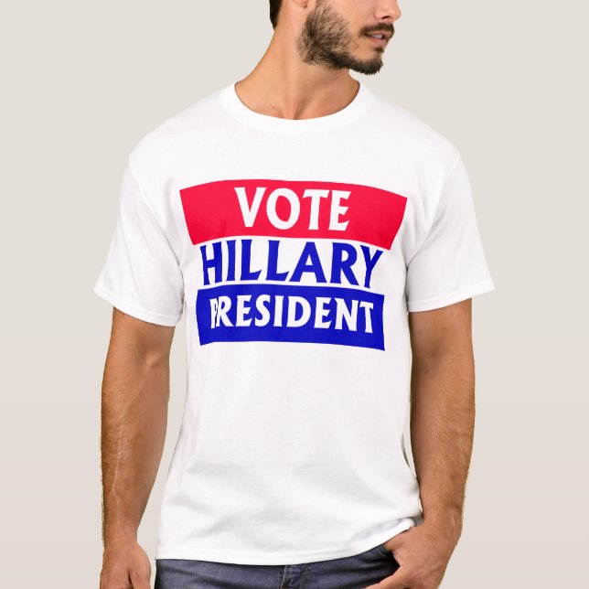 Camiseta Voto Hillary (Anverso)