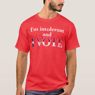 Camiseta Voto intolerante - oscuridad