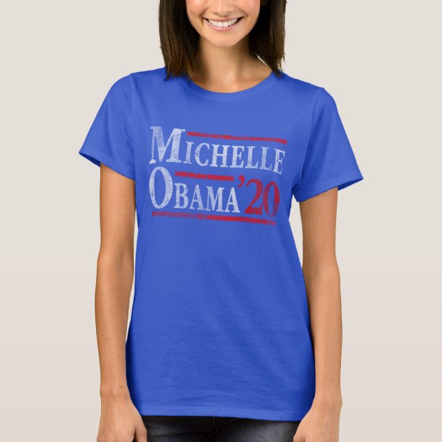 Camiseta Voto Michelle Obama 2020 para el presidente (Anverso)