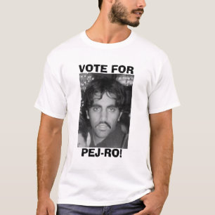 Camiseta Voto negro y blanco para el Pej-ro