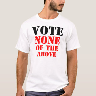 CAMISETA VOTO NINGUNO DEL ANTEDICHO