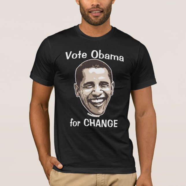 Camiseta Voto Obama para el cambio (Anverso)